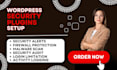 set up wordpress security wordfence ithemes sucuri jetpack malcare defender
