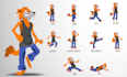 design 2d game characters and sprites animation