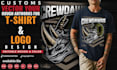 do amazing illustration t shirt design