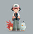 draw you as a pokemon trainer