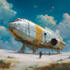 design futuristic space fleet illustrations