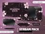 design custom stream logo, overlay, alerts, intro, panels, starting, kick, obs