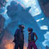 create science fiction, fantasy, cyberpunk illustration