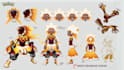 studio quality concept art sheet