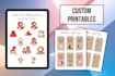 design custom printables and party games