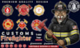 design custom firefighter t shirt design