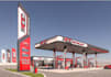 design 3d fuel station, travel plazas, truck stop, roadside complex,3dmax render