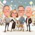 draw christmas cartoon caricature