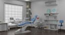 create 3d hospital interior, dental clinic, modern pharmacy, spa, 3d rendering