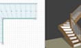 design and transform your 2d staircase to 3d staircase