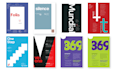 design modern and minimal swiss posters