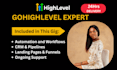 create gohighlevel automation and CRM setup within 24 hours
