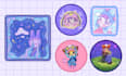 draw a stylish and cute chibi character