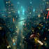 draw futuristic city digital art