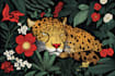 draw an animal and botanical illustration