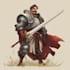 draw rpg, knight, medieval, game, character illustration