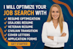 optimize your job search with resumes, usajobs, and application forms