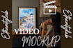 create realistic video frame mockups with your artwork