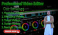 do professional video editing within low price