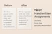 create neat handwritten assignments