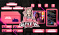 design unique twitch gaming logo overlays and panels