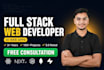 build, debug mern stack web apps and responsive websites as full stack developer