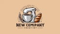 make featuring a bread mixer creative logo design without any copyright concept