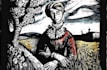 draw a portrait drawing in linocut illustration