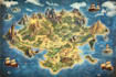 make fantasy map design map illustration fantasy map