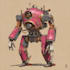 draw a mecha robot illustration your choice