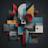 create abstract geometric digital art