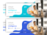 design facebook, linkedin, and twitter headers, covers