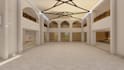 do photorealistic 3d islamic architecture and mosque exterior interior design
