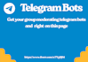 develop a powerful telegram bot to moderate your group