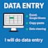 do web research and collect data