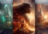 create an epic fantasy book cover