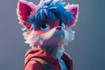 do character with furry, anime, and cartoon style