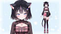 create live 2d vtuber model, 2d vtuber model, vtuber commission, 2d anime
