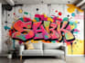 create custom graffiti art designs murals and wall arts
