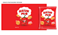 design professional and eye catching custom snack packaging