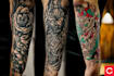 create a tattoo design of tattoo sleeve