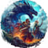 design fantasy game logo