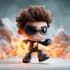 create superhero cartoon character