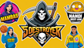 create unique gaming, twitch, cartoon mascot logo design