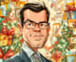 draw christmas cartoon caricature