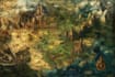 draw 2d rpg fantasy map, landscape, dndart map design