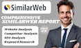 do similarweb report similarweb analysis seo keyword research website analysis