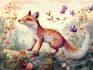 draw an animal and botanical illustration