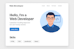 design frontend website using HTML CSS  js