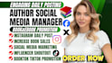 author social media manager influencer shoutout book content ebook promotion